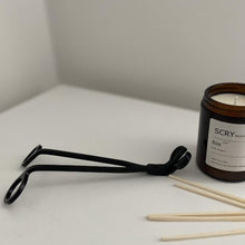 Load image into Gallery viewer, Black Steel Candle Wick Trimmer